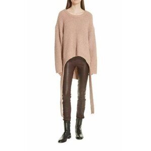 Grey Jason Wu Sweater Olympia Merino Wool Blend Oleander Pink XL New $450